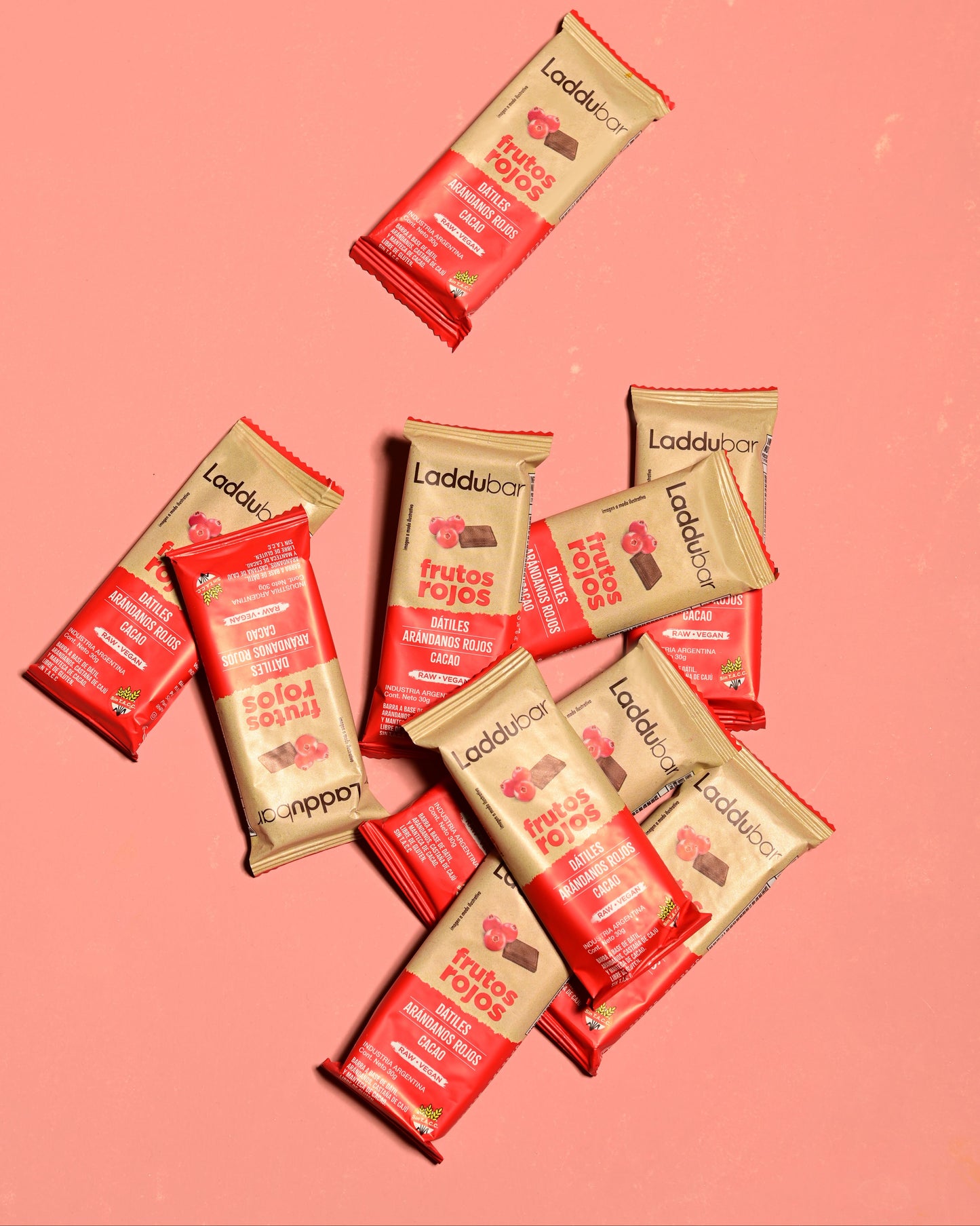 Barrita de Frutos Rojos - Sin Azúcar Agregada (Pack x12)