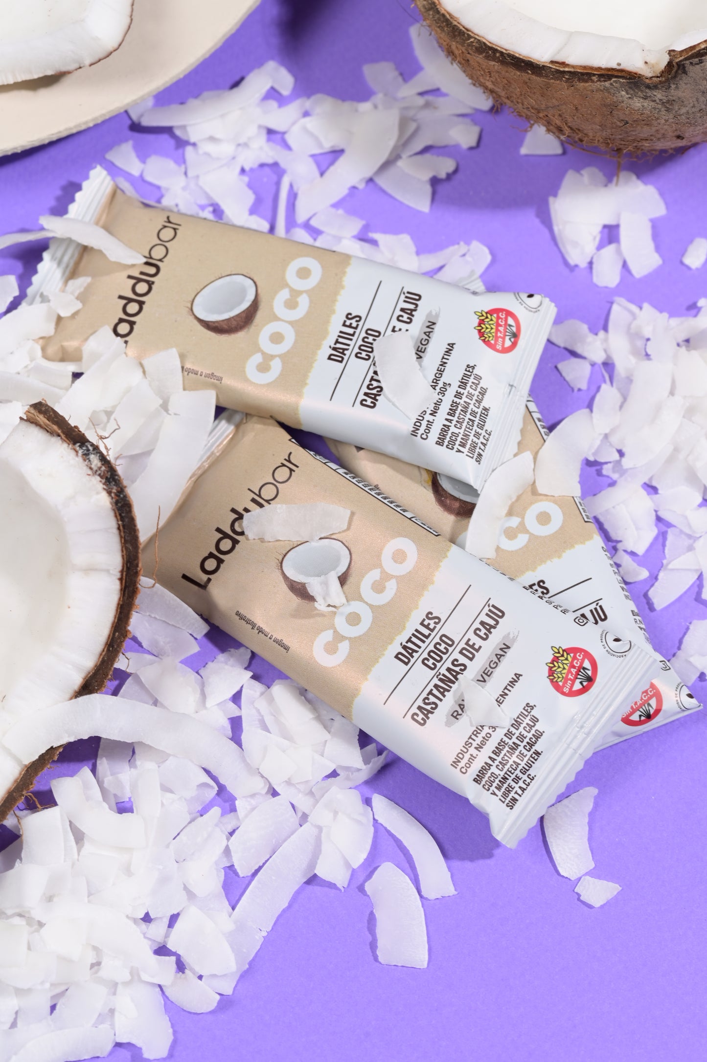 Barrita de Coco Laddubar – Sin Azúcar Agregada (Pack x12)