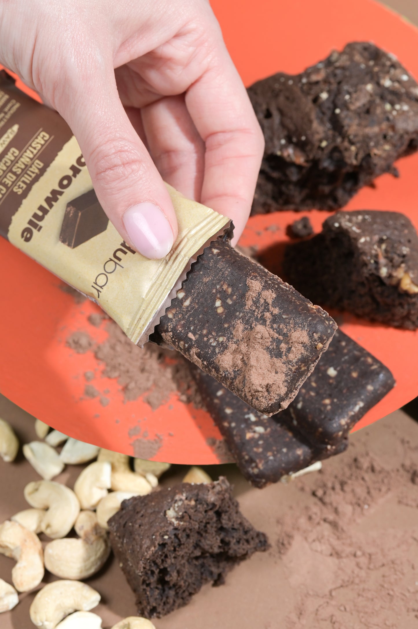 Barrita de Brownie Laddubar - Sin Azúcar Agregada (Pack x12)