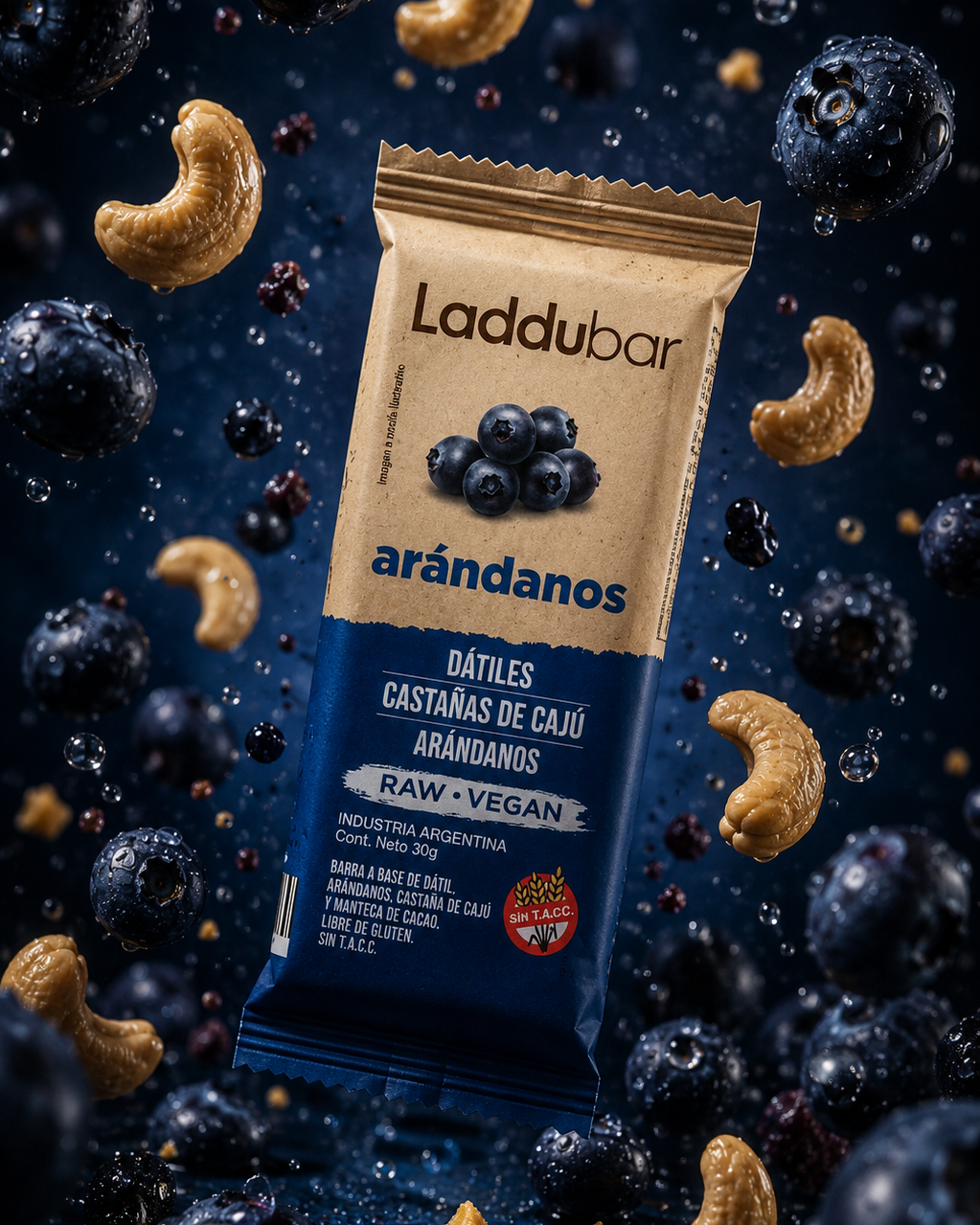 Barrita de Arandanos - Sin Azúcar Agregada (Pack x12)