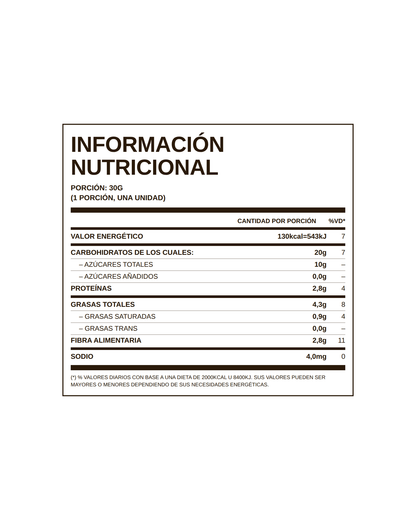 Barrita de Choco Naranja - Sin Azúcar Agregada (Pack x12)
